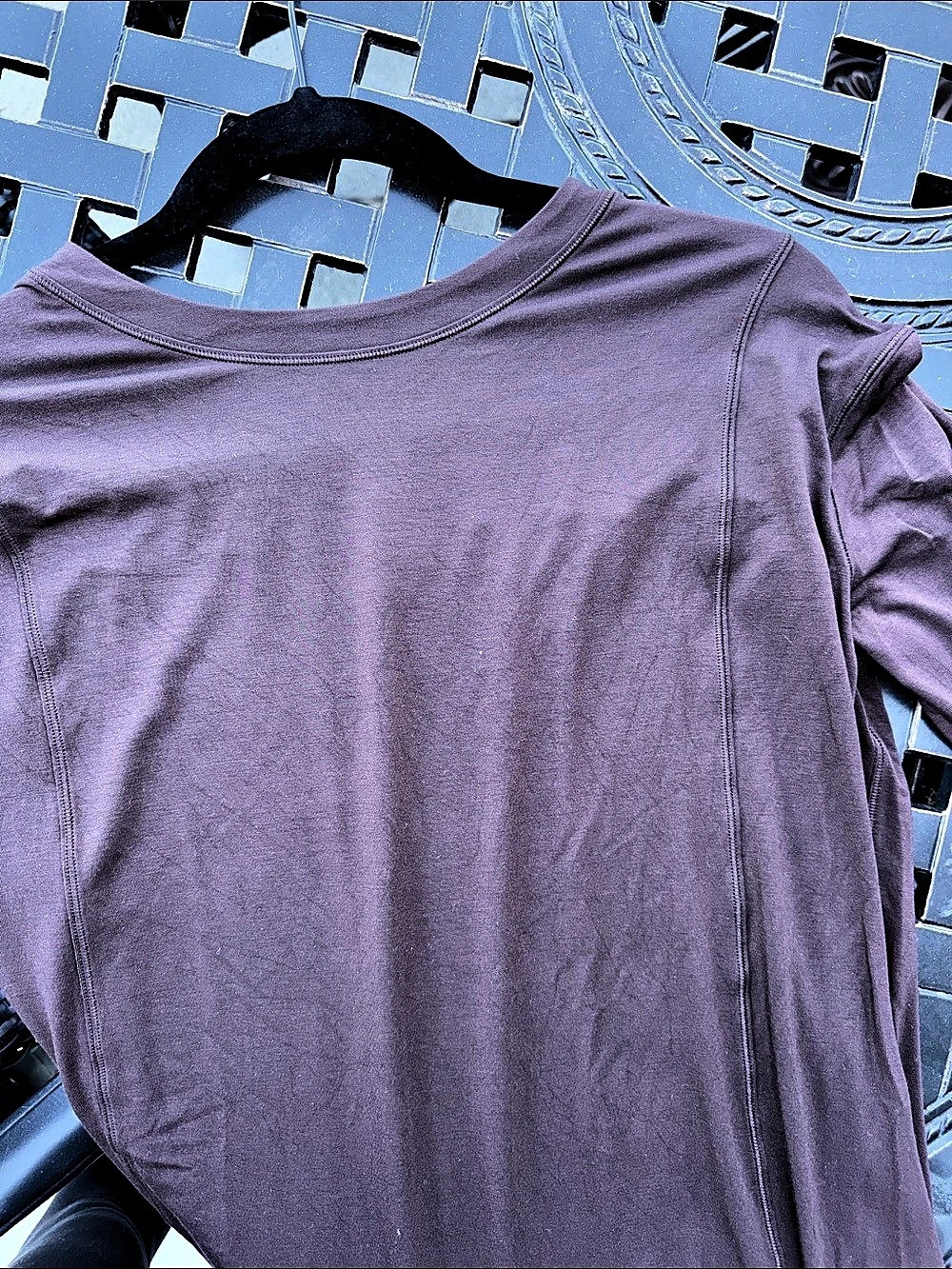 Lululemon Back in Action Long Sleeve Top BROWN Size 6